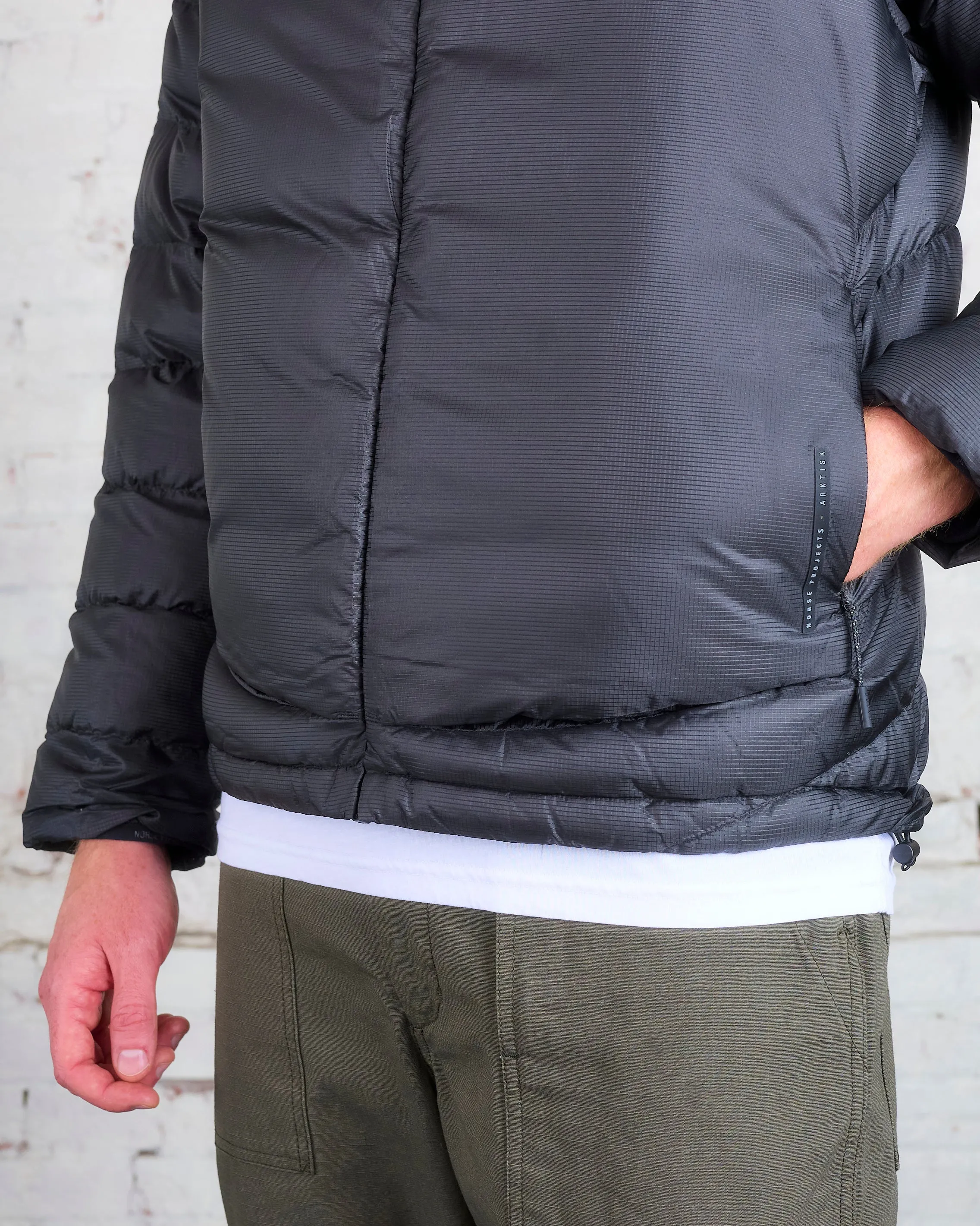 Norse Projects Arktisk Down Jacket Pasmo Rip Black