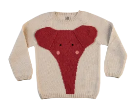 NW627 PEONY CLASSIC ELEPHANT SWEATER