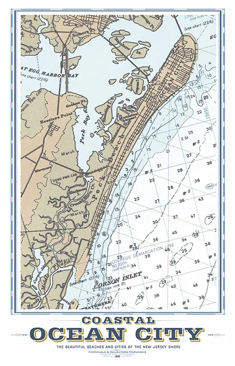 Ocean City Nautical Chart