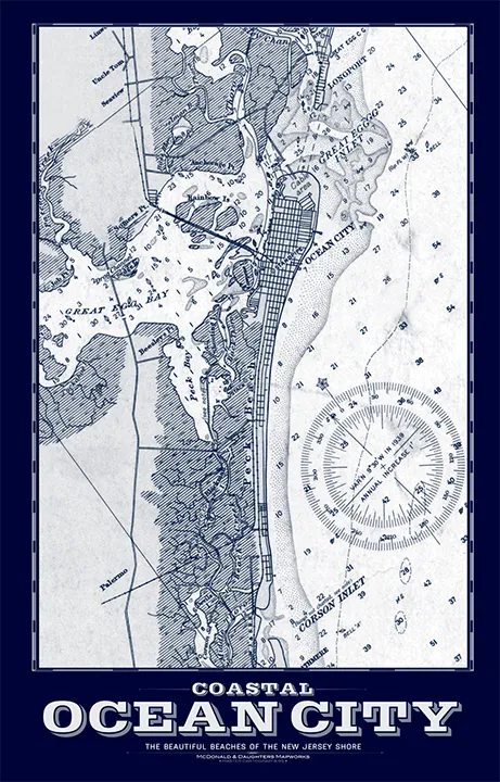 Ocean City Nautical Chart