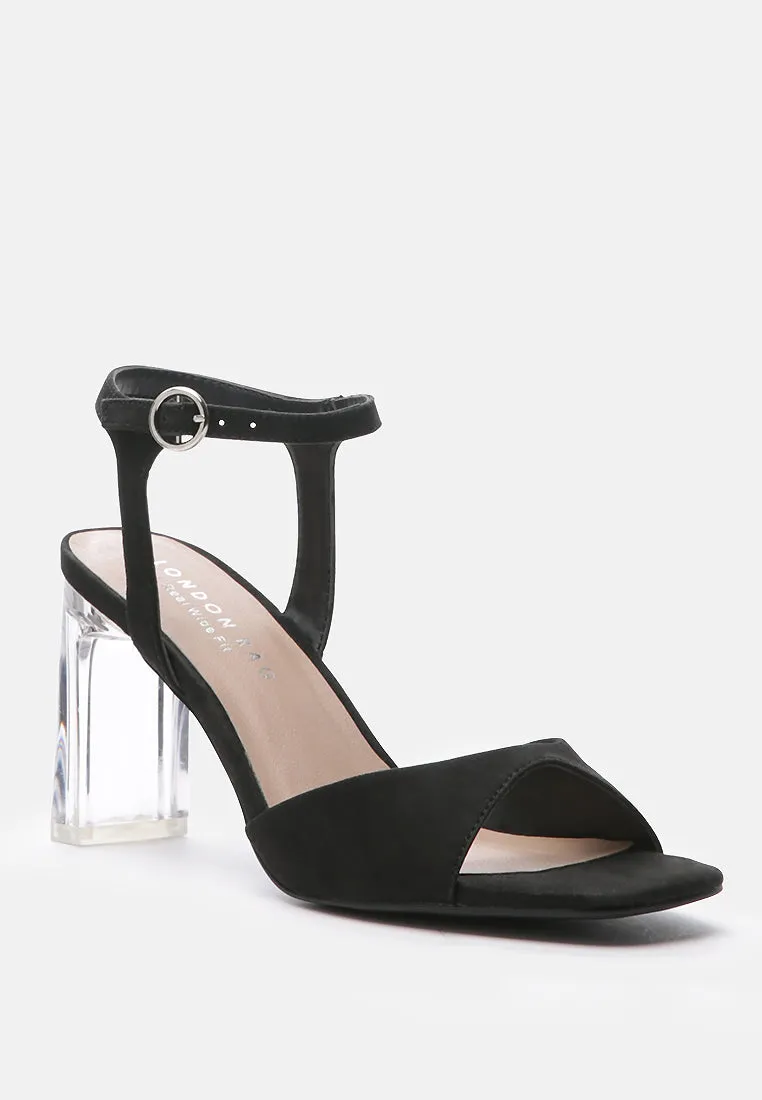 Oratile Clear High Heel Sandals