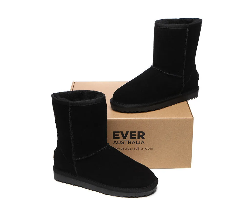 Premium Australian Sheepskin Boots Unisex Short Classic Plus