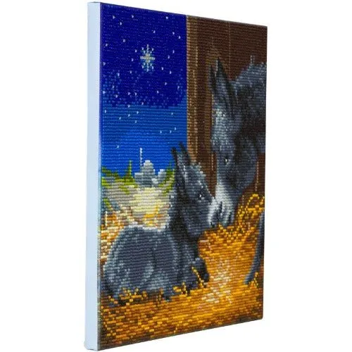 "Little Donkey" Crystal Art Kit 30x30cm