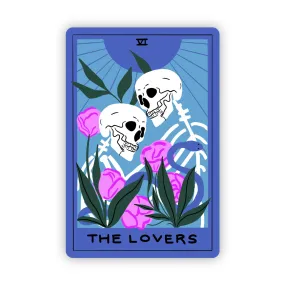 "The Lovers" Tarot Card Vinyl Sticker