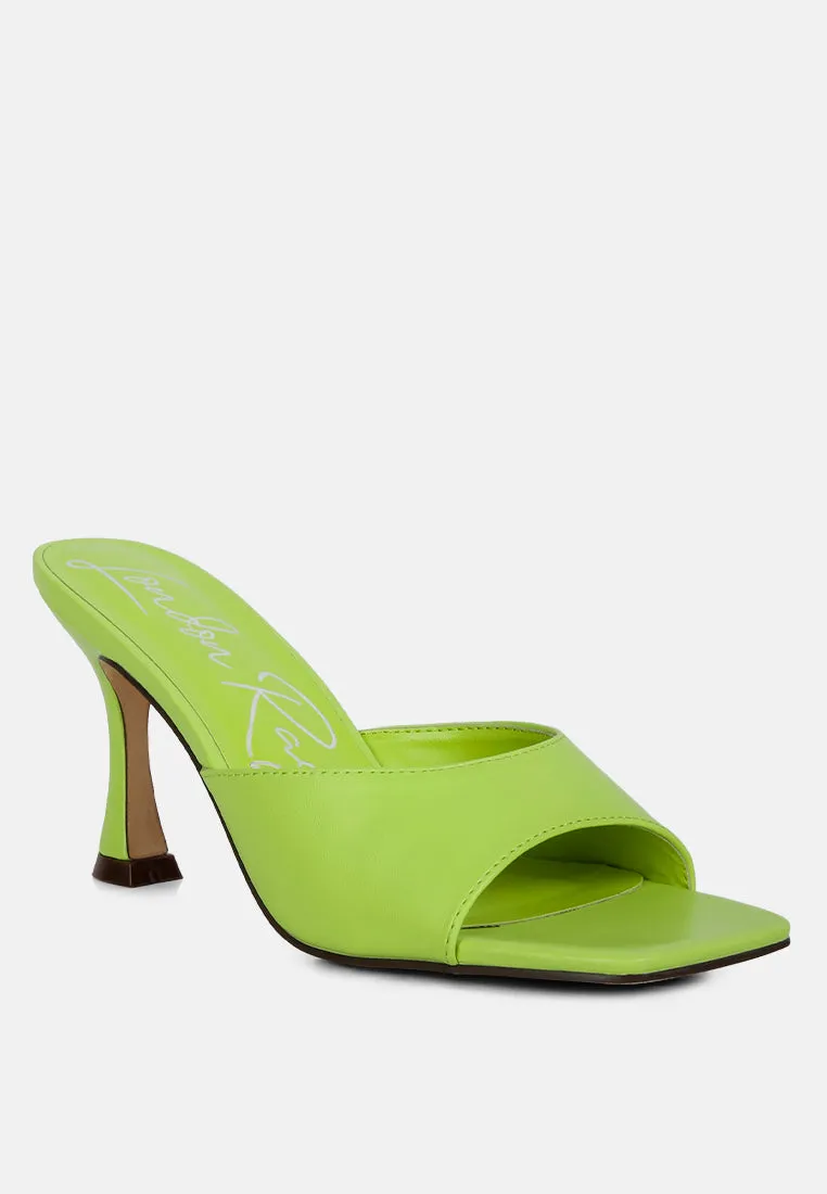 Roblux Slip On Spool Heels