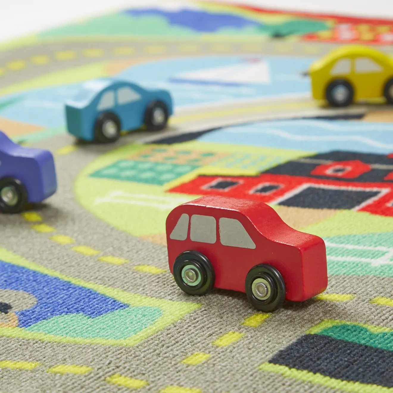 Round the Town Road Rug & Car Set