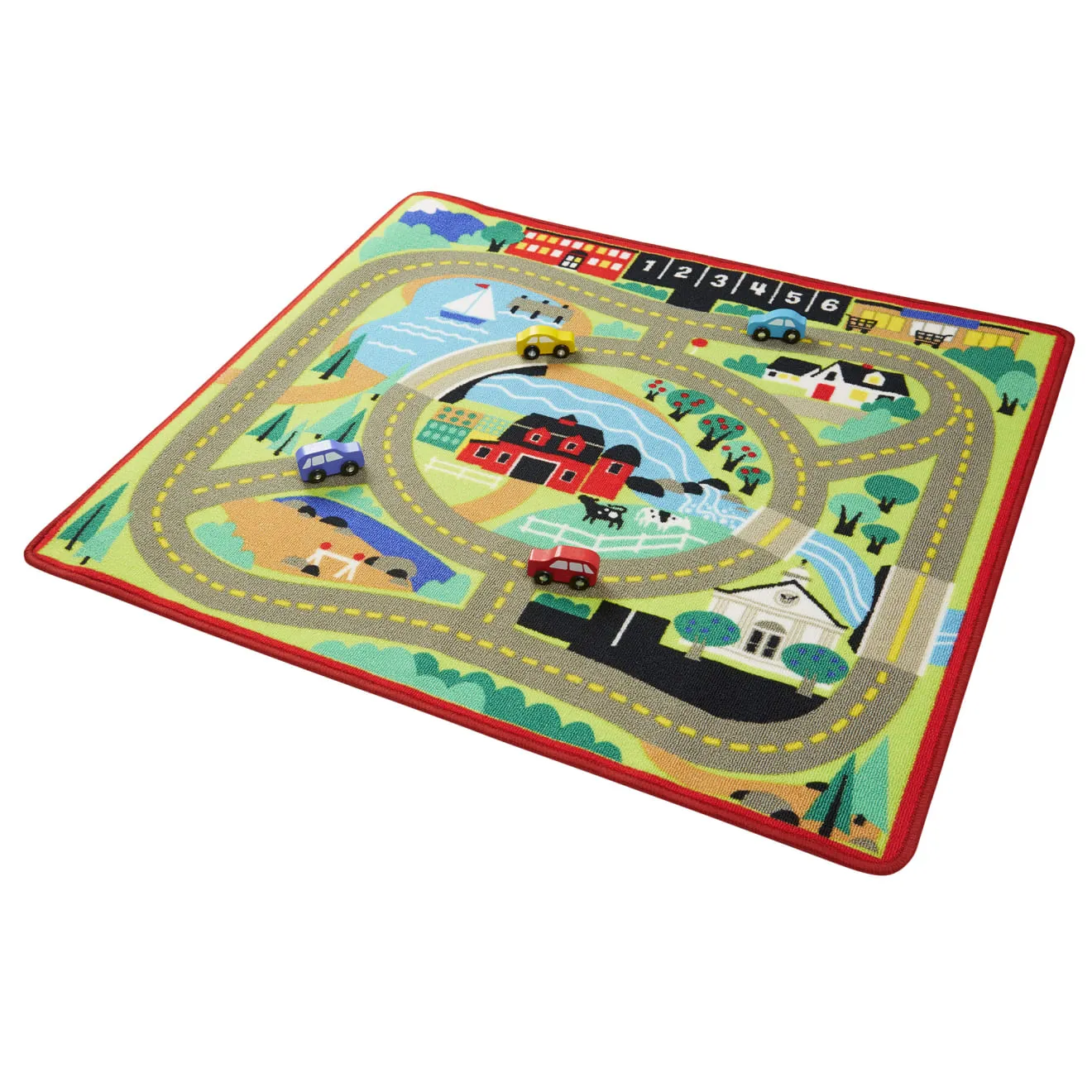 Round the Town Road Rug & Car Set