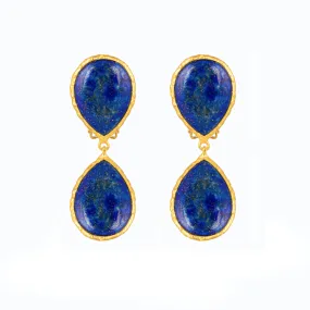 Sail Earrings Lapis