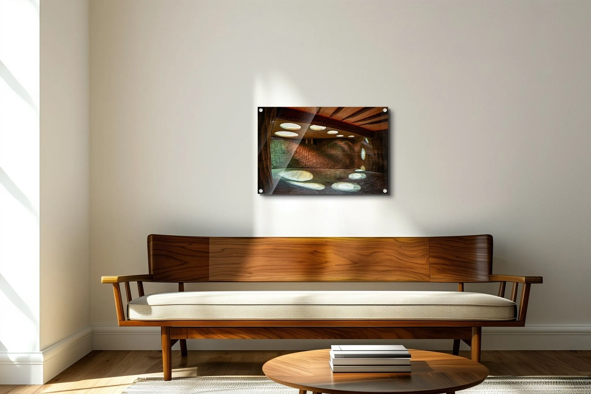 Siete Lunas guitar by Roberto Hernandez. Acrylic Print