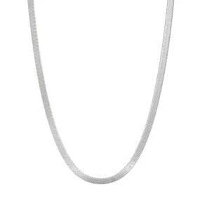 Silver Flat Snake Chain (5MM)