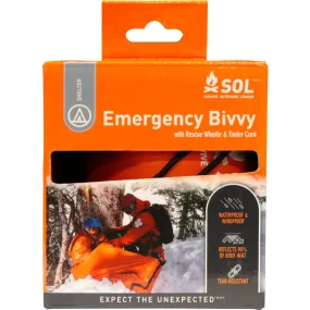 SOL Emergency Bivvy with Rescue Whistle