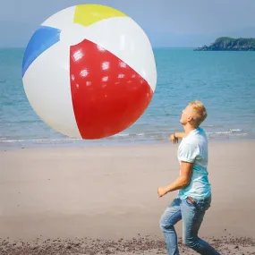 Super Large Charm Colorful Inflatable Beach Ball Outdoor Play Games Balloon Giant Volleyball PVC Pool 107CM 42inch