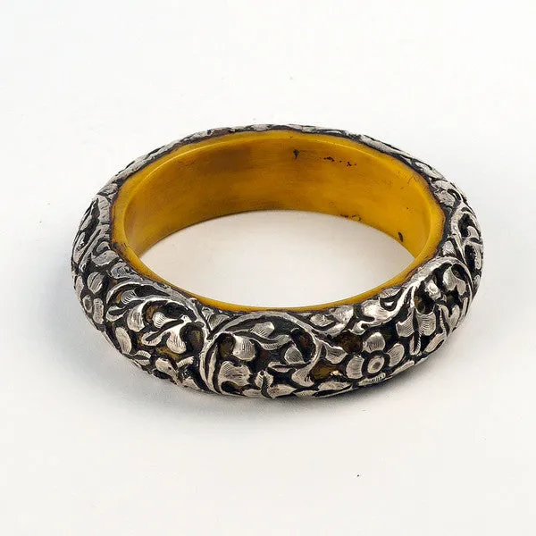 Tibetan Vintage Tribal Floral Bracelet