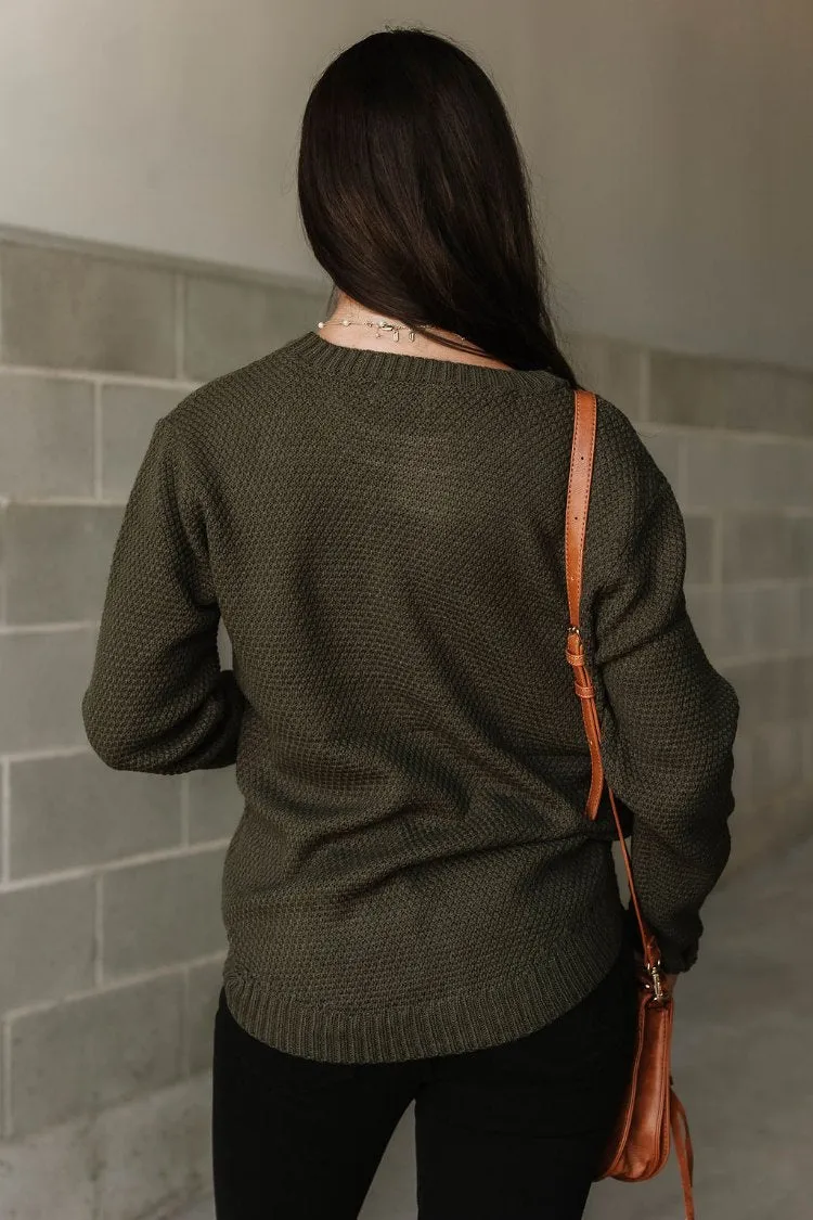 Tiffany Sweater - Olive