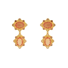 Vera Earrings Citrine Quartz