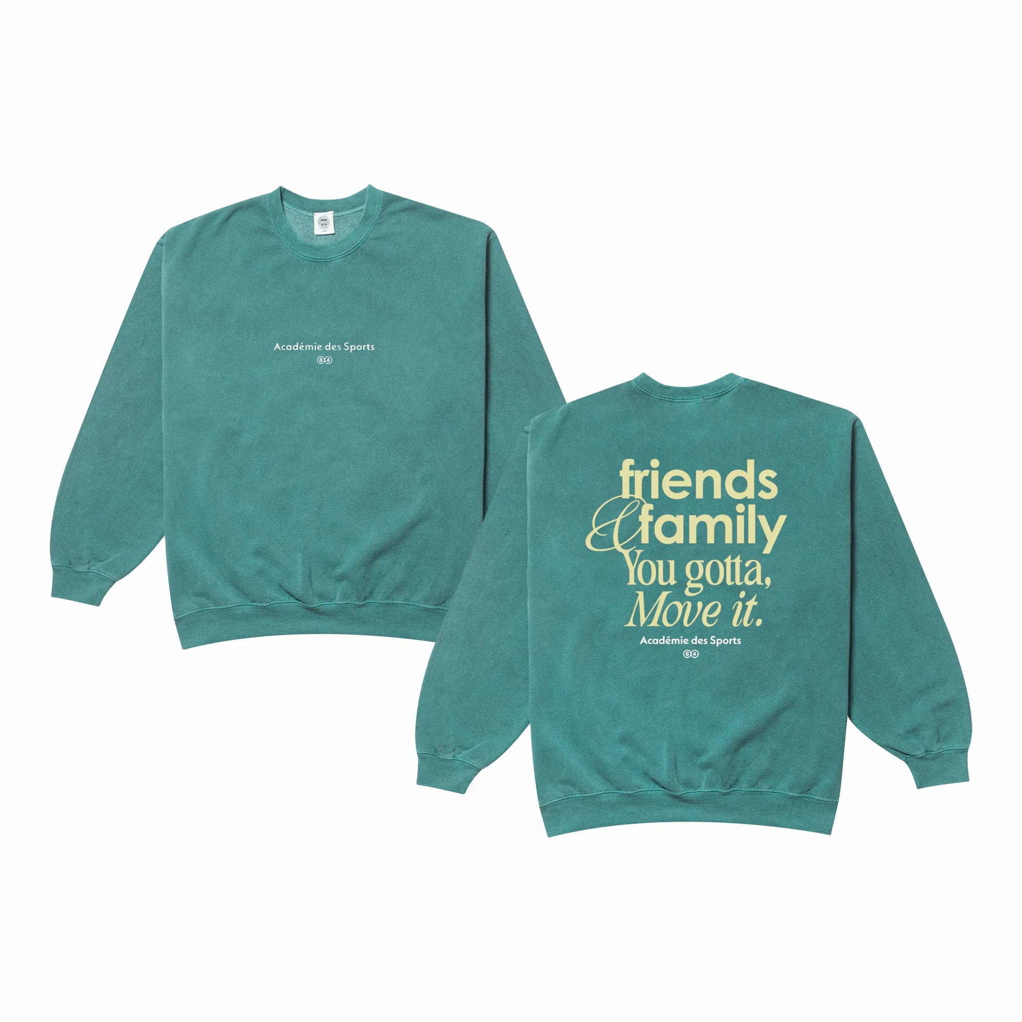 Vice 84 'Friends & Family' Vintage Washed Sweater - Green