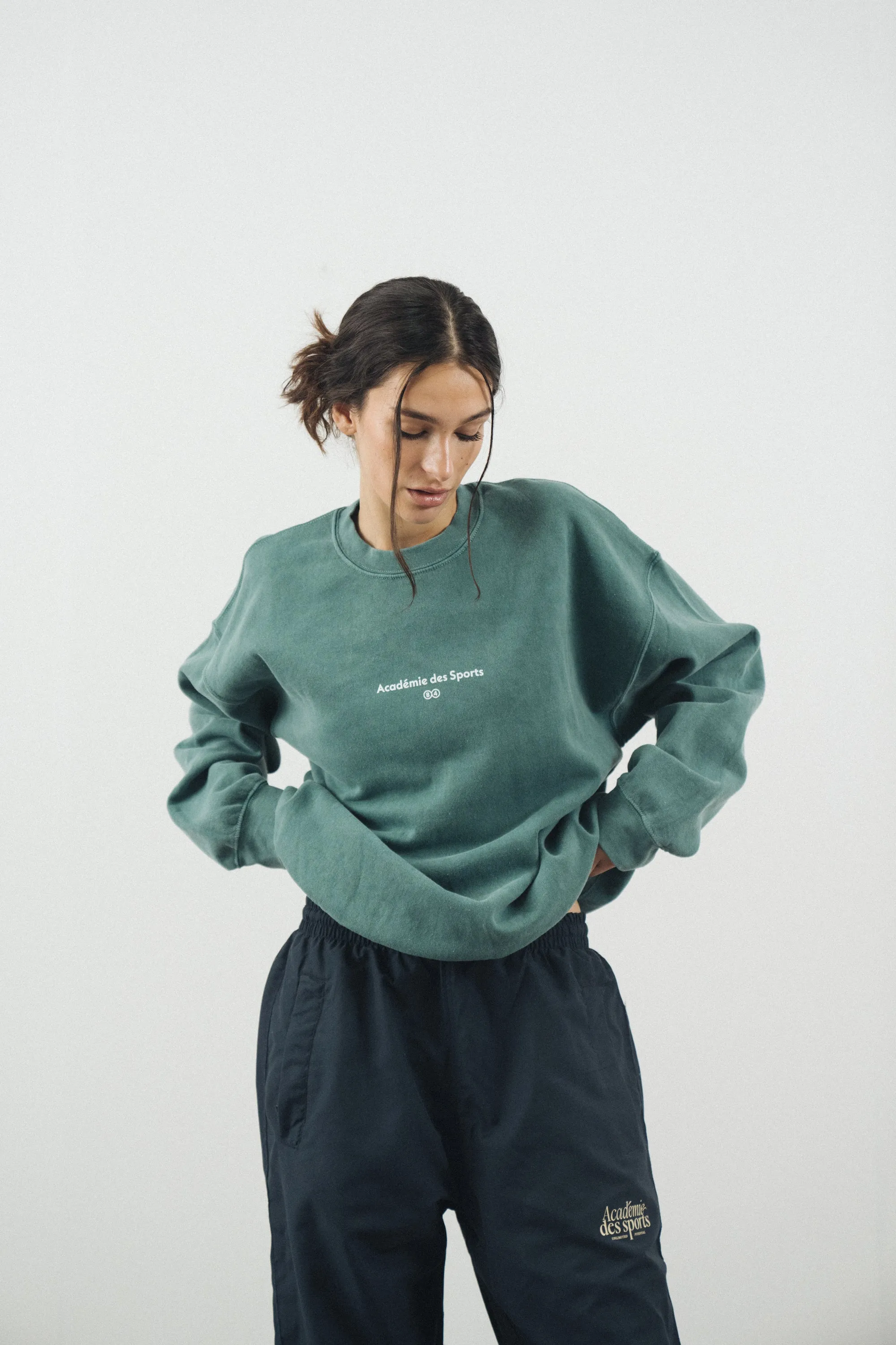 Vice 84 'Friends & Family' Vintage Washed Sweater - Green