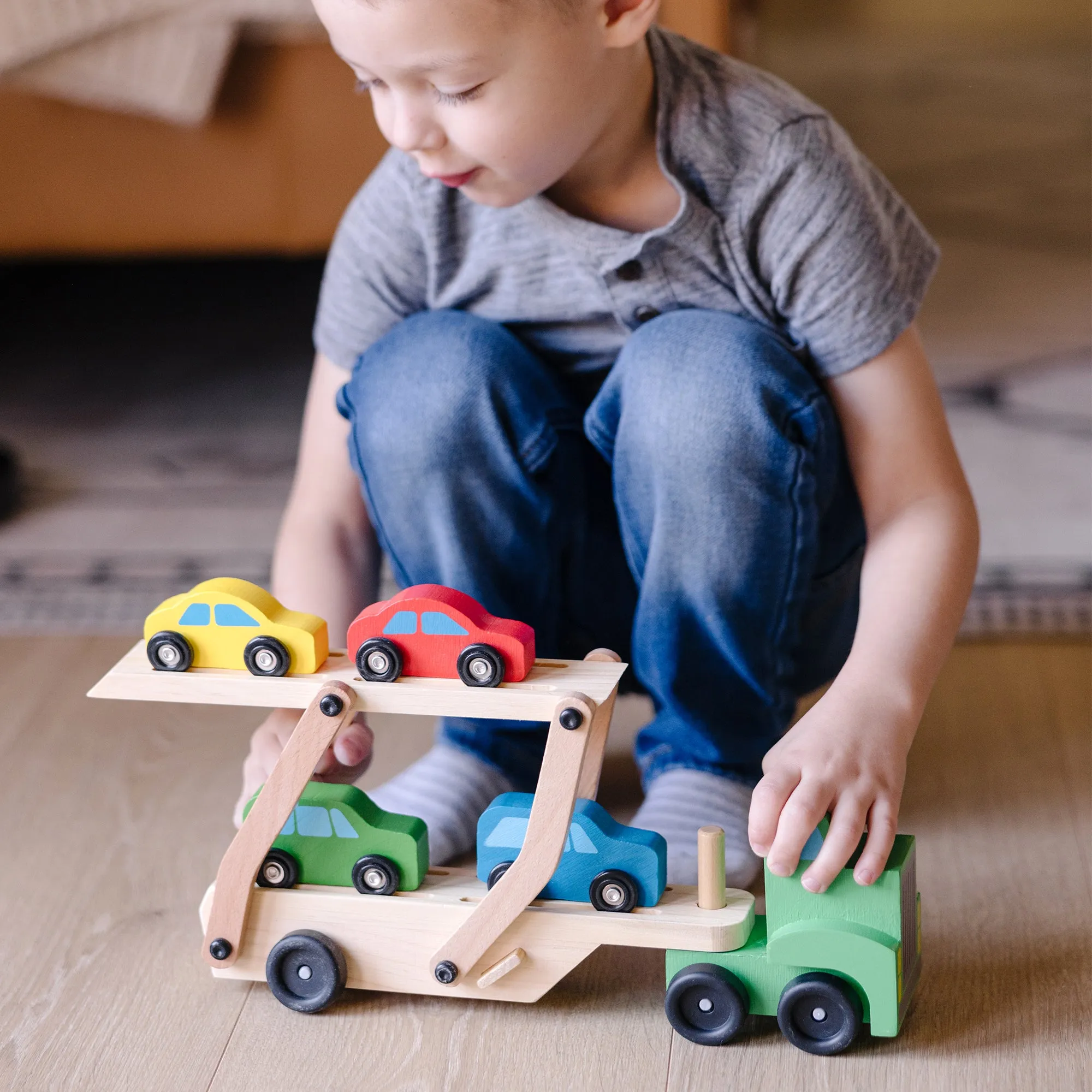 Wooden Car Carrier