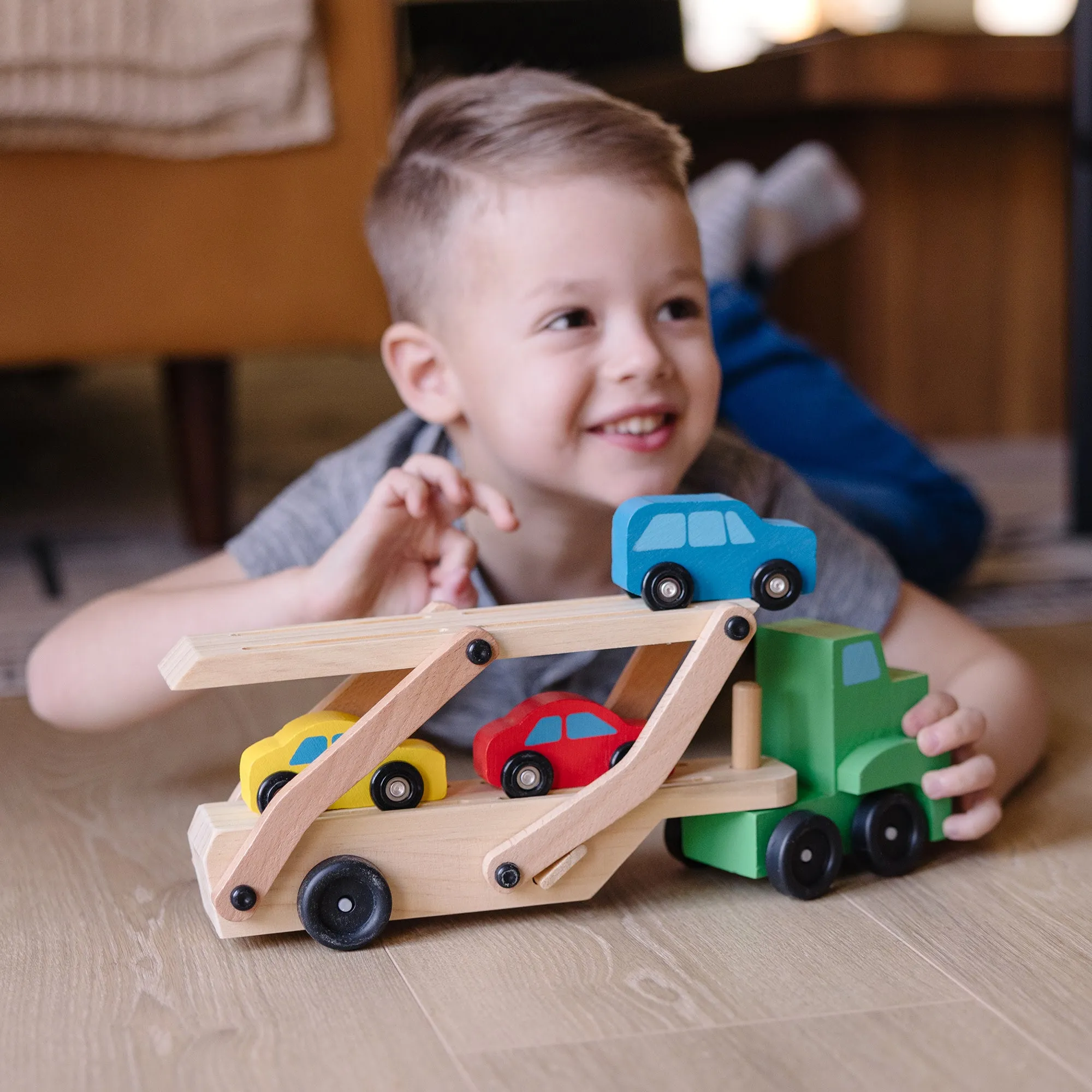 Wooden Car Carrier